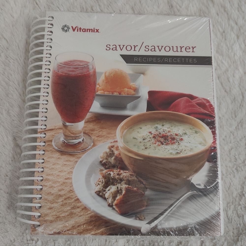 New Vitamix Savor Cookbook Recipes Spiral Bound Book And Manual Total Nutrition